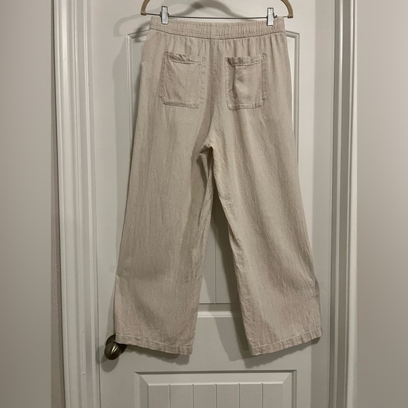Old Navy Linen Wide Leg Pants - Picture 3 of 9